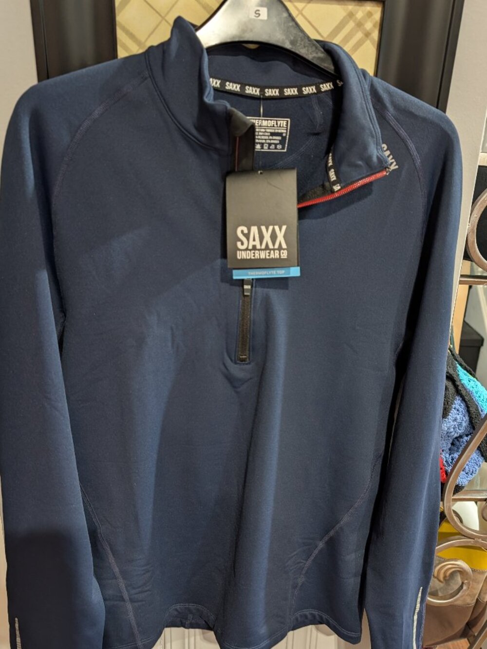 SAXX Thermoflyte Shirt Navy